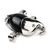 Natural Obsidian Pendants G-G112-01P-13-2