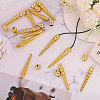 12Sets Alloy Pendants Findings FIND-CA0009-94G-4