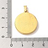 304 Stainless Steel Pendant Cabochons Settings STAS-L272-003G-3