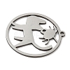 201 Stainless Steel Pendants LS-STAS-G366-02P-07-2
