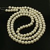 Glass Pearl Beads Strands X-HY-4D-B02-2