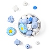 30Pcs Food Grade Eco-Friendly Silicone Beads SIL-FS0001-26A-2