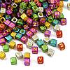 Opaque Acrylic Beads OACR-H052-02D-1