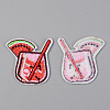 Computerized Embroidery Cloth Iron on/Sew on Patches DIY-S040-089-2