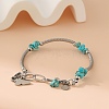 Stainless Steel Beaded Bracelets for Woman PW-WGD5F92-04-1