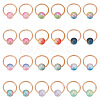 240Pcs 12 Colors ABS Plastic Imitation Pearl Locking Stitch Markers PALLOY-BC00007-1