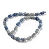 Dyed & Heated Natural Blue Aventurine Beads Strands G-C039-A10-3