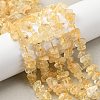 Heated Natural Citrine Beads Strands G-P622-A05-02-1