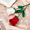 Flower Cotton with Iron Knitted Costume Ornament Accessories DIY-WH0570-09C-5