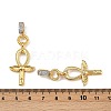 Brass Micro Pave Cubic Zirconia Pendants KK-H072-15B-G-3