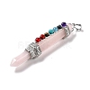 Chakra Theme Natural Rose Quartz Big Pendants G-I322-06P-02-2