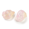 Transparent Spray Paint Glass Beads GLAA-H035-01B-2