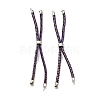 Adjustable Nylon Cord Slider Bracelet Making MAK-F026-A11-P-1