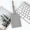 CutHollow 4Pcs PU Leather Luggage Tag OFST-CL0001-01A-01-5