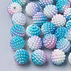 Imitation Pearl Acrylic Beads OACR-T004-10mm-07-1