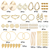 SUNNYCLUE DIY Geometry Drop Earring Making Kits DIY-SC0019-01-2