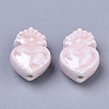Handmade Porcelain Beads X-PORC-T005-005G-2