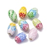 Two Tone Handmade Lampwork Beads LAMP-K042-01-1