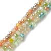 1 Strand Electroplate Glass Beads Strands GLAA-YW0004-49A-2
