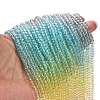 Transparent Painted Glass Beads Strands DGLA-A034-T4mm-A15-2