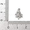 Marine Animal 304 Stainless Steel Coral Shape Charms STAS-K287-07B-P-3