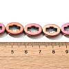 Electroplated Synthetic Non-magnetic Hematite Beads Strands G-L613-Z01-03-4