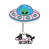 Printed Acrylic Big Pendants MACR-I037-01A-1
