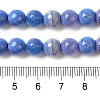 Dyed & Heated Natural Fire Crackle Agate Beads Strands G-P539-B01-03-5