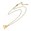 Halloween Series 202 Stainless Steel Cable Chain Ghost Pendant Necklaces LS-NJEW-S005-01G-C-2