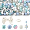 40Pcs 2 Styles Imitation Pearl Acrylic Beads OACR-YW0004-21-1