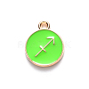 Alloy Enamel Pendants LS-X-ENAM-S124-01A-06F-2