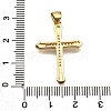 Brass Micro Pave Cubic Zirconia Pendants KK-Z100-42G-02-3