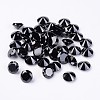 Diamond Shape Glass Rhinestone Cabochons RGLA-J007-6mm-02-1