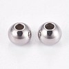 Tarnish Resistant 202 Stainless Steel Rondelle Spacer Beads STAS-F094-06B-P-2
