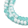 Frosted Crackle Glass Beads X1-GLAA-U001-4mm-M02-2