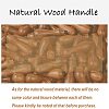 DIY Wood Wax Seal Stamp AJEW-WH0131-286-3