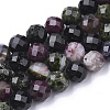 Natural Multicolor Tourmaline Beads Strands X-G-S345-4mm-001-1