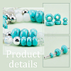   60Pcs 3 Style Synthetic Turquoise Beads TURQ-PH0001-03-4
