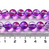 Synthetic Moonstone Beads Strands G-P528-J02-24-4