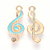 Alloy Enamel Pendants X-ENAM-S121-021-1