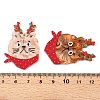 Christmas Theme Printing Acrylic Pendants BACR-N002-01K-3