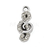 Alloy Rhinestone Pendants PALLOY-P308-02P-1