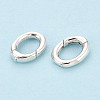 925 Sterling Silver Spring Gate Clasps STER-T008-74S-3