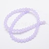 Natural & Dyed Malaysia Jade Bead Strands G-A146-6mm-A18-2