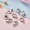 Tarnish Resistant 304 Stainless Steel Lobster Claw Clasps X-STAS-AB13-6