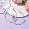 Glass Dangle Earrings EJEW-JE05817-02-2