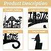 Iron Hanging Plant Hanger Bracket HJEW-WH0095-006-8