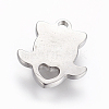 Tarnish Resistant 304 Stainless Steel Pendants STAS-I105-45P-2