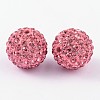Grade A Rhinestone Pave Disco Ball Beads LS-RB-Q104-6-2