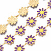 304 Stainless Steel & Enamel Link Chains CHS-Q004-001H-NF-1